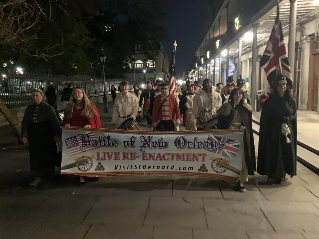 The Battle of New Orleans Reenacting Schedule